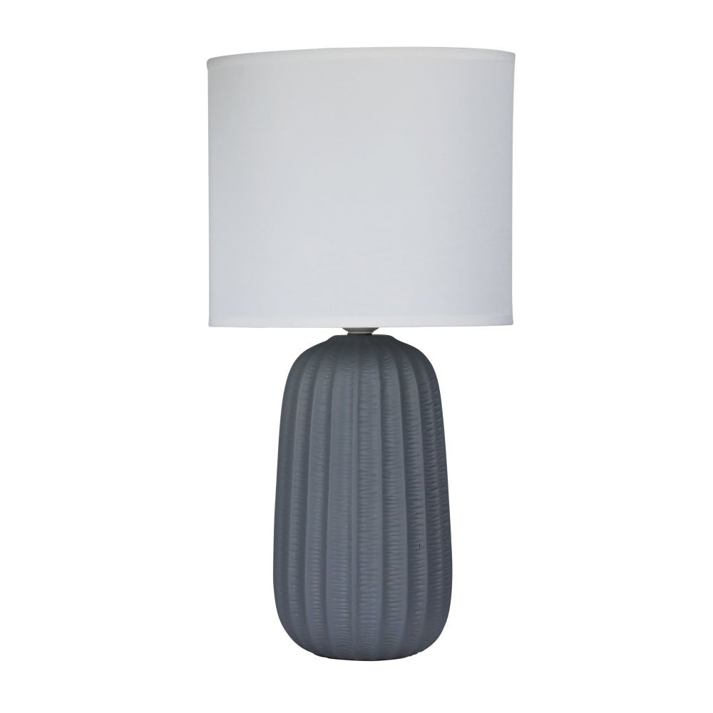Benjy Large Grey Ceramic Lamp